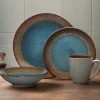 Pfaltzgraff® Monroe Blue 16 Piece Dinnerware Set, Service for 4- Dinnerware Service For 4