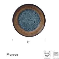Pfaltzgraff® Monroe Blue Set of 4 Appetizer Plates- Appetizer Plates
