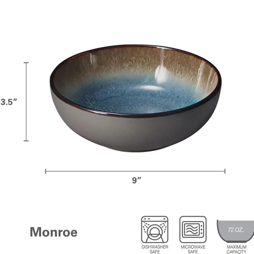 Pfaltzgraff® Monroe Blue Vegetable Serve Bowl- Serve Bowls