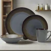 Pfaltzgraff® Monroe Gray 16 Piece Dinnerware Set, Service for 4- Dinnerware Service For 4