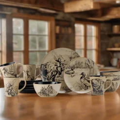 Mossy Oak® Mossy Oak Animal Print 16 Piece Dinnerware Set, Service for 4- Dinnerware Service For 4