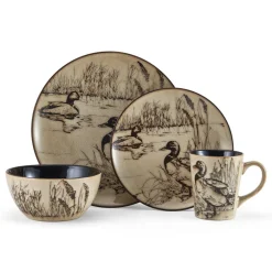 Mossy Oak® Mossy Oak Animal Print 16 Piece Dinnerware Set, Service for 4- Dinnerware Service For 4