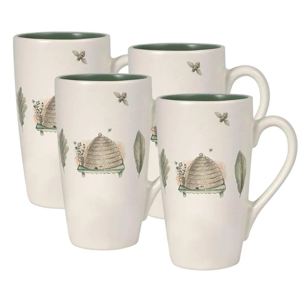 Pfaltzgraff® Naturewood® Set of 4 Latte Mugs- Coffee Mugs