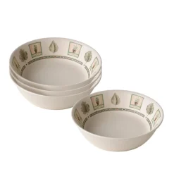 Pfaltzgraff® Naturewood® Set of 4 Round Individual Pasta Salad Bowls- Pasta Bowls