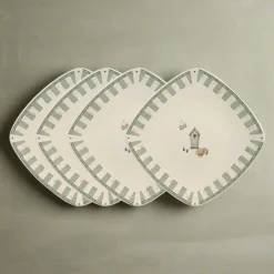 Pfaltzgraff® Naturewood® Set of 4 Square Salad Plates- Salad Plates
