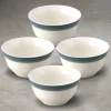 Pfaltzgraff® Ocean Breeze Set of 4 Deep Soup Cereal Bowls- Soup Cereal Bowls