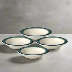 Pfaltzgraff® Ocean Breeze Set of 4 Rim Soup Bowls- Soup Cereal Bowls