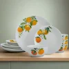 Studio Nova Oranges 12 Piece Dinnerware Set, Service for 4- Dinnerware Service For 4