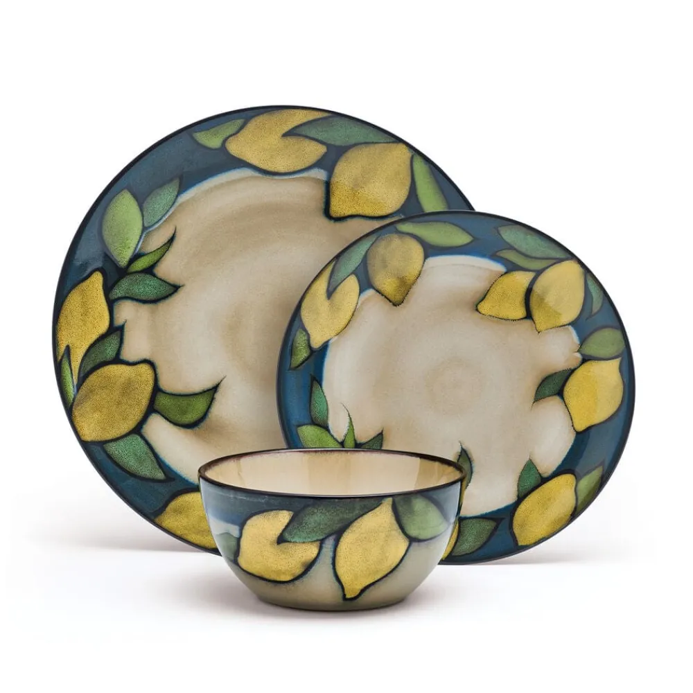 Pfaltzgraff® Painted Lemons 12 Piece Dinnerware Set, Service for 4- Dinnerware Service For 4