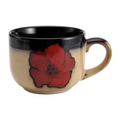 Pfaltzgraff® Painted Poppies Jumbo Soup Mug- Soup Cereal Bowls