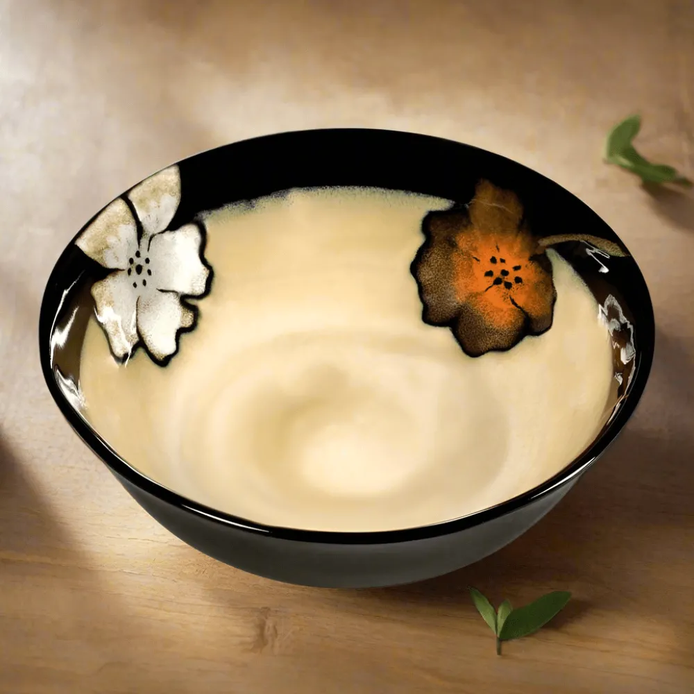 Pfaltzgraff® Painted Poppies Oversized Serving Bowl- Serve Bowls