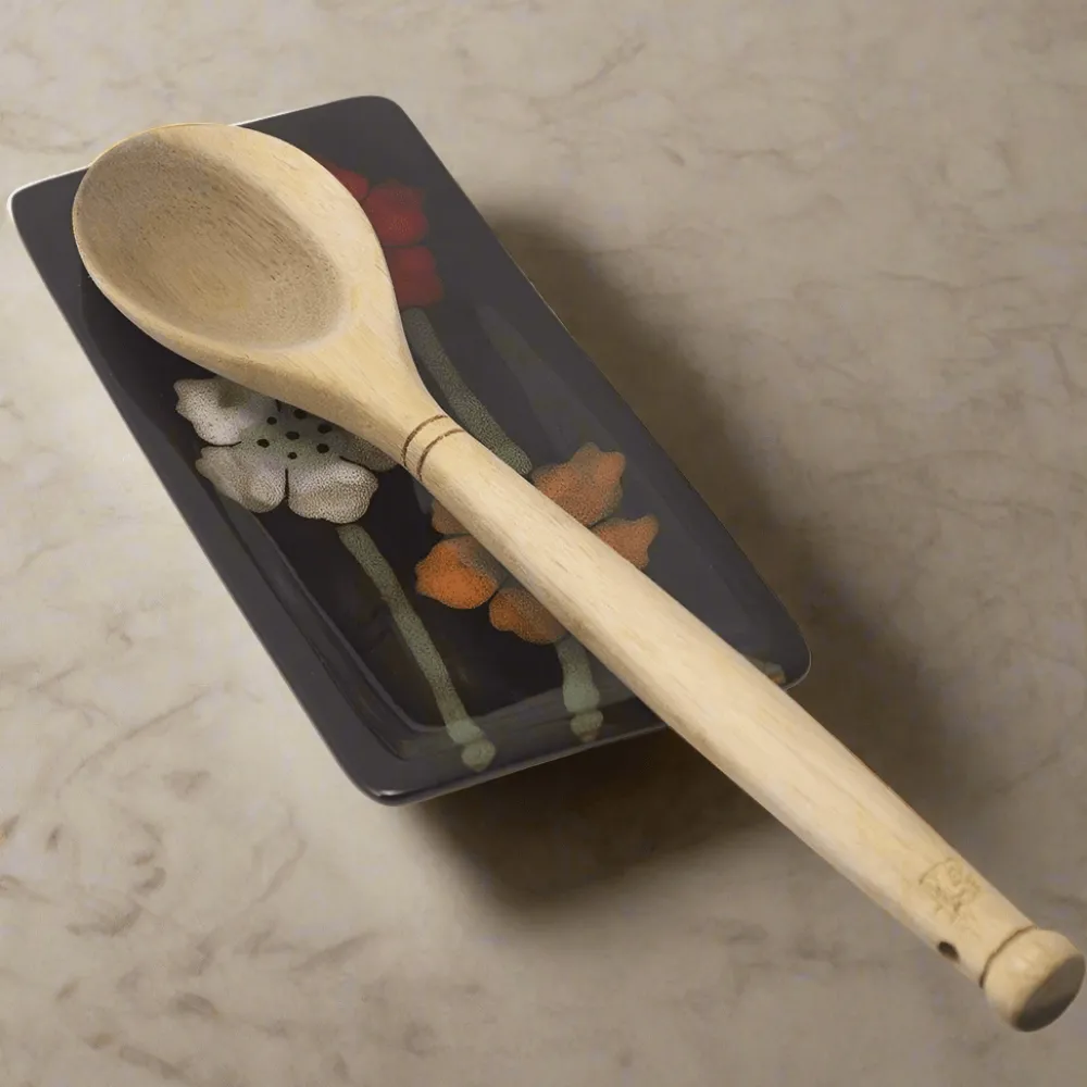 Pfaltzgraff® Painted Poppies Rectangular Spoon Rest- Spoon Rests And Trivets