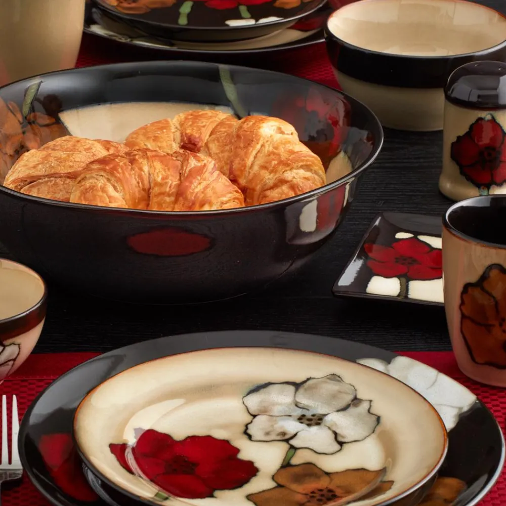 Pfaltzgraff® Painted Poppies Salad Plate- Salad Plates