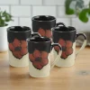 Pfaltzgraff® Painted Poppies Set of 4 Latte Mugs- Coffee Mugs