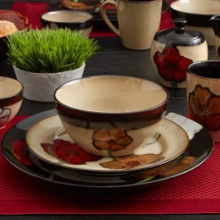 Pfaltzgraff® Painted Poppies Soup Cereal Bowl- Soup Cereal Bowls