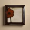 Pfaltzgraff® Painted Poppies Square Accent Plate- Appetizer Plates