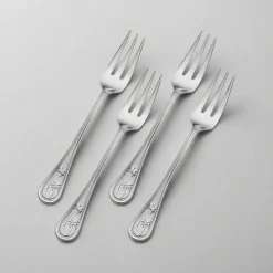 Towle® Everyday Palm Breeze Set of 4 Appetizer Forks- Openstock|Sets