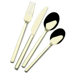 Towle® Living Paros Champagne Forged 16 Piece Flatware Set, Service for 4- Sets