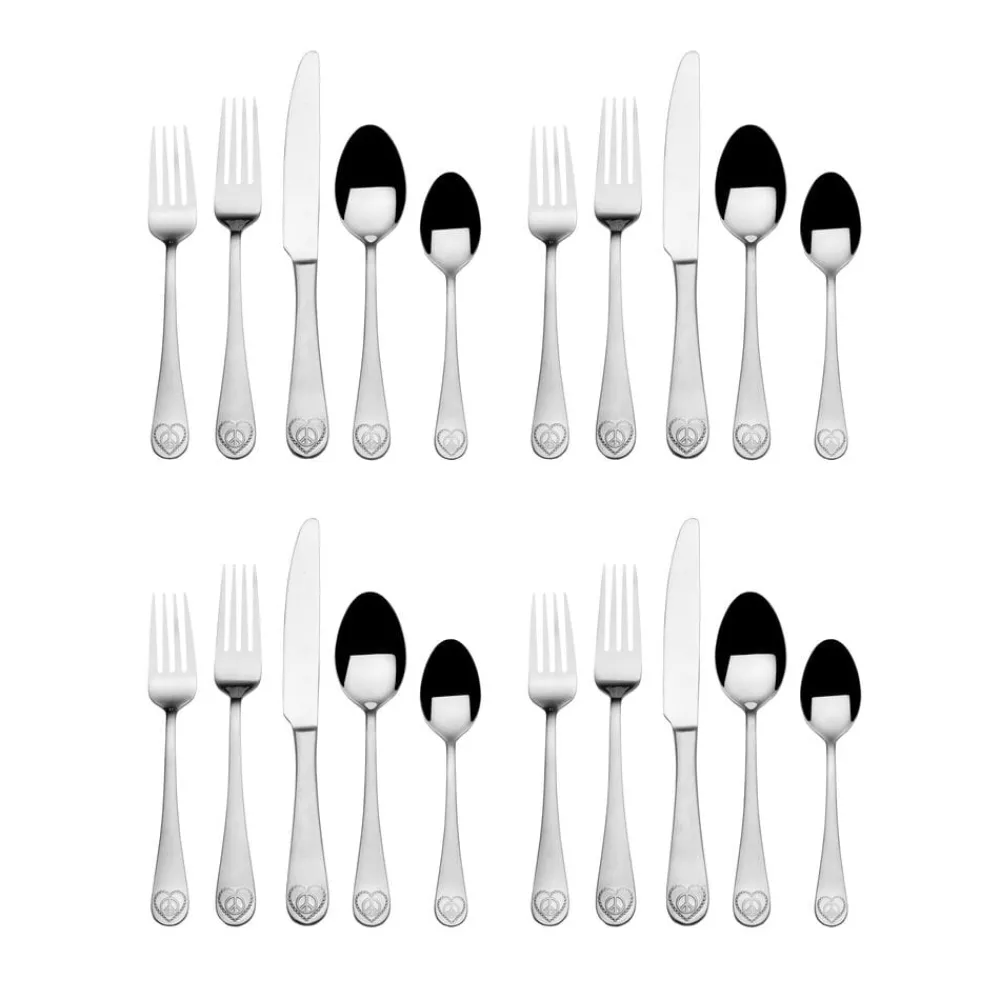 Towle® Everyday Peace 20 Piece Flatware Set, Service for 4- Sets
