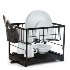 Gourmet Basics® Pisa 2 Tier Dish Rack- Fruit And Storage Baskets
