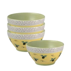 Pfaltzgraff® Pistoulet® Set of 4 Deep Soup Cereal Bowls- Soup Cereal Bowls