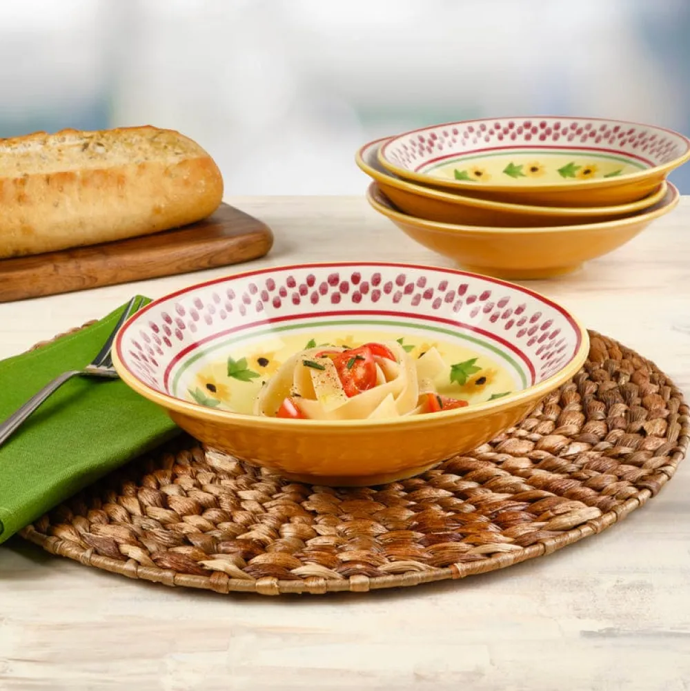 Pfaltzgraff® Pistoulet® Set of 4 Individual Pasta Dinner Bowls- Pasta Bowls