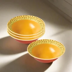 Pfaltzgraff® Pistoulet® Set of 4 Rim Soup Bowls- Soup Cereal Bowls