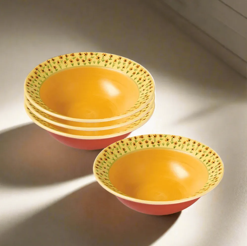 Pfaltzgraff® Pistoulet® Set of 4 Rim Soup Bowls- Soup Cereal Bowls