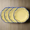 Pfaltzgraff® Pistoulet® Set of 4 Salad Plates with Blue Band- Salad Plates