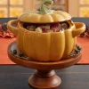 Pfaltzgraff® Plymouth Pumpkin Casserole- Bakeware|Covered Casseroles