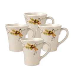 Pfaltzgraff® Plymouth Set of 4 Mugs- Coffee Mugs