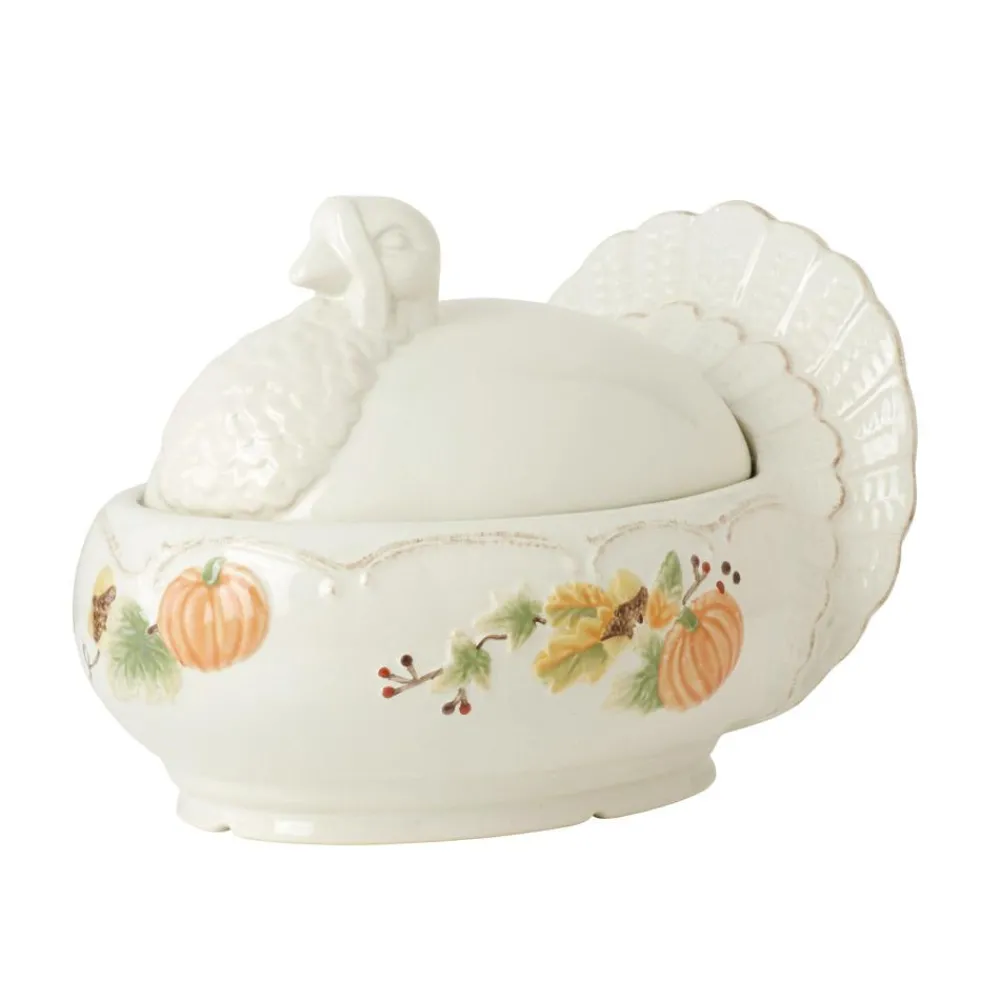 Pfaltzgraff® Plymouth Turkey Shaped Covered Serving Dish- Covered Casseroles|Serve Bowls