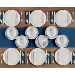 Studio Nova Preslie 18 Piece Dinnerware Set, Service for 6- Dinnerware Service For 6