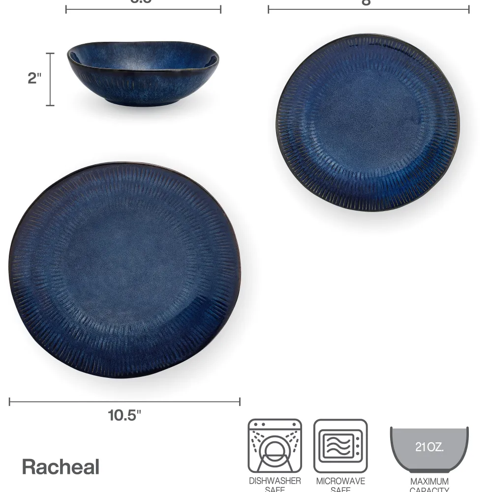 Pfaltzgraff® Racheal 12 Piece Dinnerware Set, Service for 4- Dinnerware Service For 4