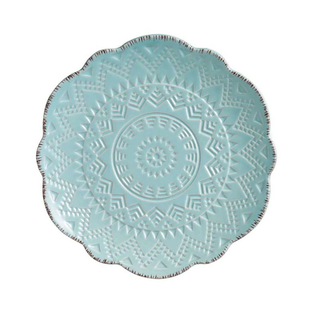 Pfaltzgraff® Remembrance Teal Dinnerware Set- Dinnerware Service For 8|Dinnerware Service For 4