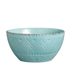 Pfaltzgraff® Remembrance Teal Set of 4 Soup Cereal Bowls- Soup Cereal Bowls