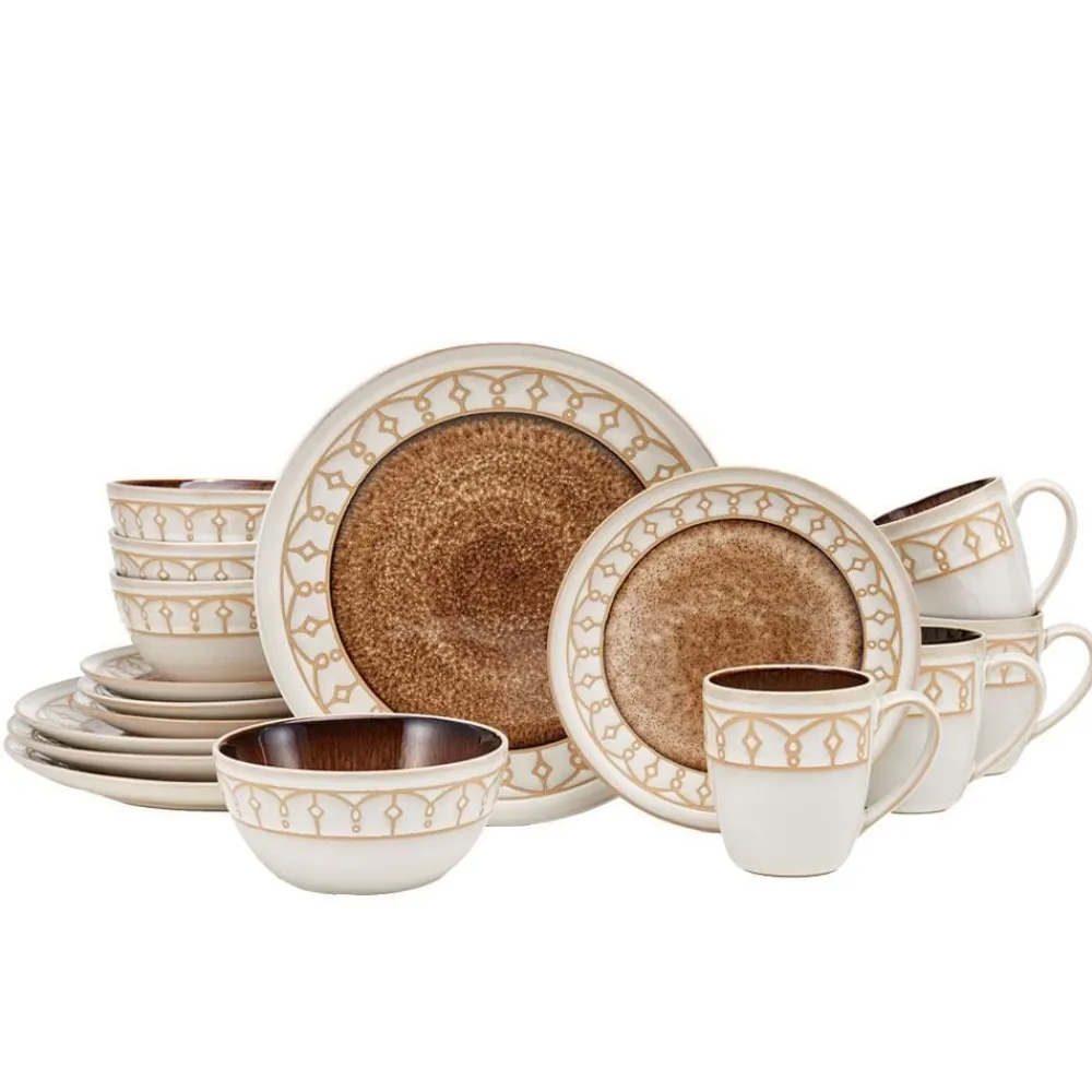 Pfaltzgraff® Remi Beige 16 Piece Dinnerware Set, Service for 4- Dinnerware Service For 4