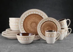 Pfaltzgraff® Remi Beige 16 Piece Dinnerware Set, Service for 4- Dinnerware Service For 4