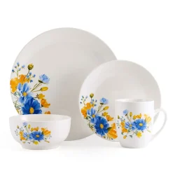 Studio Nova Rhea 16 Piece Dinnerware Set, Service for 4- Dinnerware Service For 4