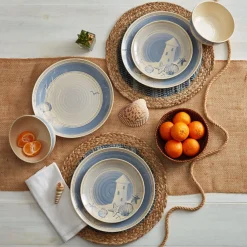 Pfaltzgraff® Rio Beach House Set of 4 Outdoor Melamine Dinner Plates- Dinner Plates