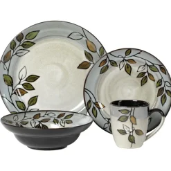 Pfaltzgraff® Rustic Leaves Dinnerware Set- Dinnerware Service For 8|Dinnerware Service For 4