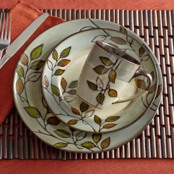 Pfaltzgraff® Rustic Leaves Dinnerware Set- Dinnerware Service For 8|Dinnerware Service For 4