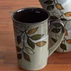 Pfaltzgraff® Rustic Leaves Latte Mug- Coffee Mugs