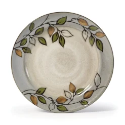 Pfaltzgraff® Rustic Leaves Service for 8 with Serveware- Dinnerware Service For 8