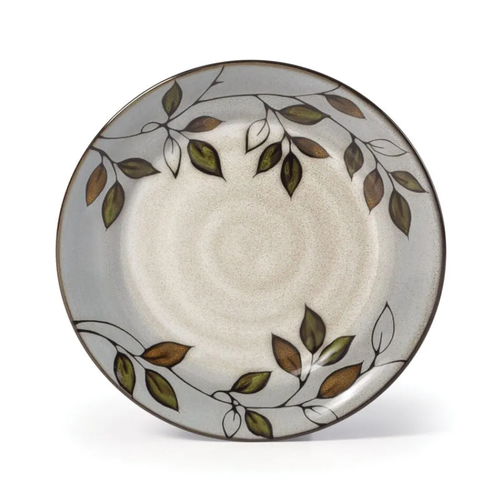 Pfaltzgraff® Rustic Leaves Service for 8 with Serveware- Dinnerware Service For 8