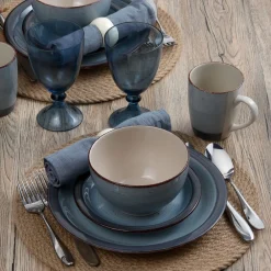 Pfaltzgraff® Sadie Blue 16 Piece Dinnerware Set, Service for 4- Dinnerware Service For 4