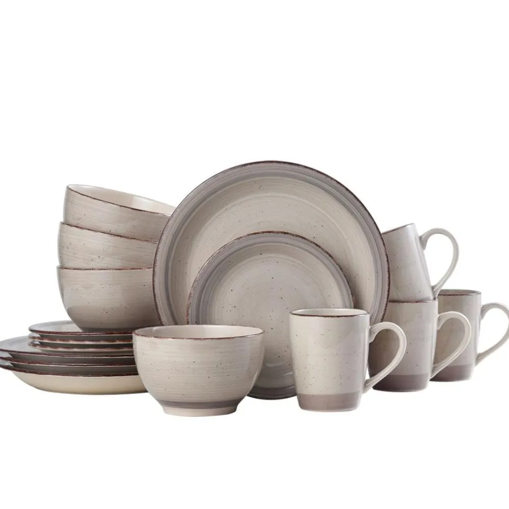 Pfaltzgraff® Sadie Cream 16 Piece Dinnerware Set, Service for 4- Dinnerware Service For 4