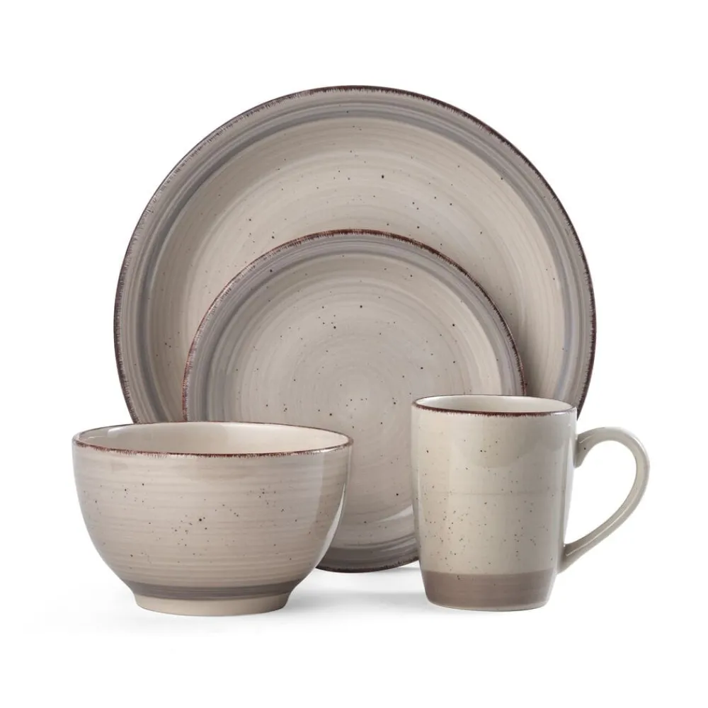 Pfaltzgraff® Sadie Cream 16 Piece Dinnerware Set, Service for 4- Dinnerware Service For 4