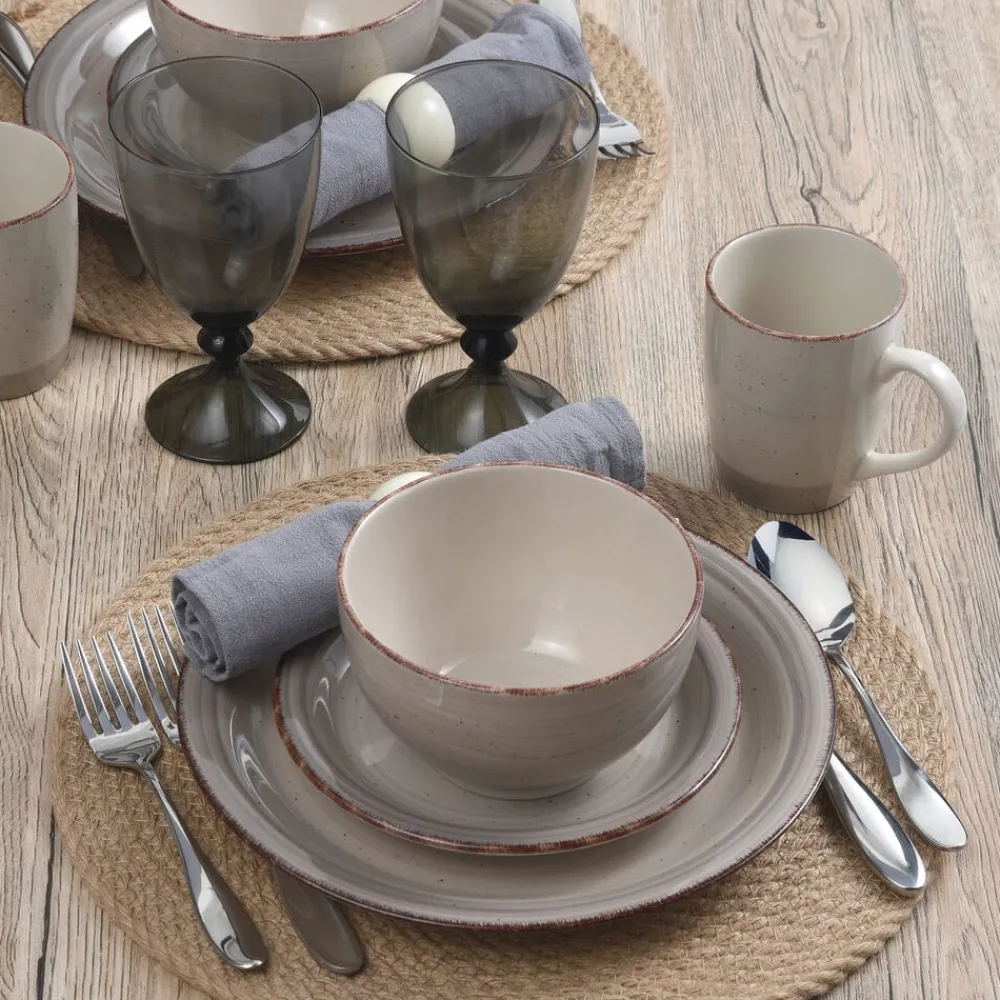 Pfaltzgraff® Sadie Cream 16 Piece Dinnerware Set, Service for 4- Dinnerware Service For 4