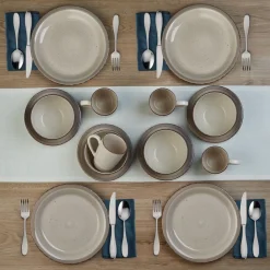 Pfaltzgraff® Sadie Cream 16 Piece Dinnerware Set, Service for 4- Dinnerware Service For 4